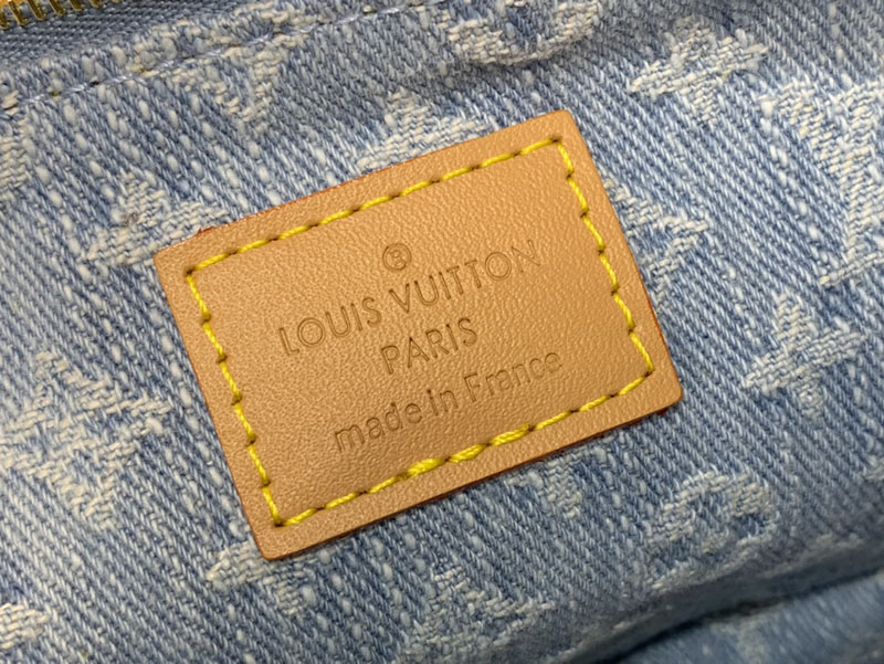 ルイヴィトン アウトレット 店舗 LOUIS VUITTON ポシェット リヴ M83532 モノグラムデニム レディースショルダーバッグ スカイブルー - 画像 (2)