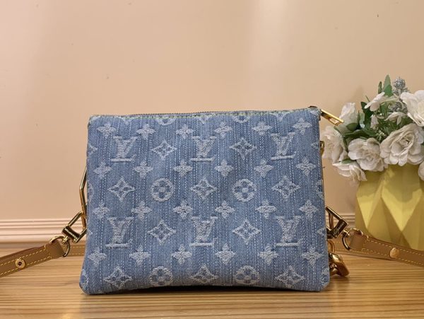 ルイヴィトン アウトレット 店舗 LOUIS VUITTON LVバイザプール クッサンBB ハンドバッグ M11401 ヴィトン デニム バッグ 新作 - 画像 (8)
