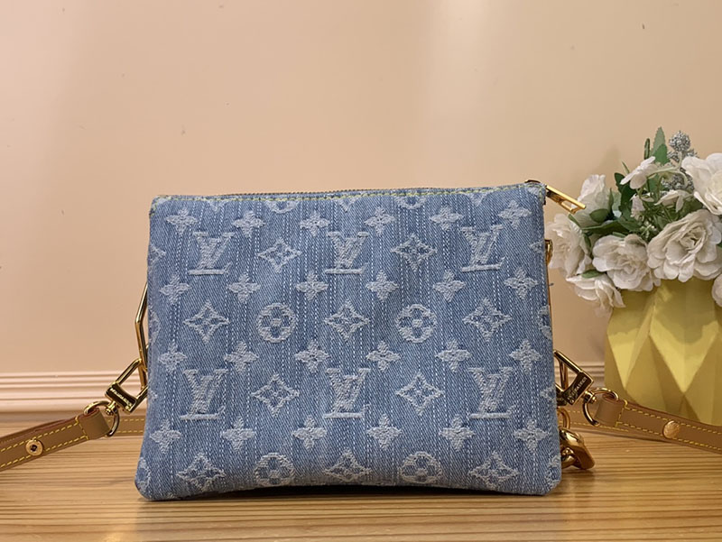 ルイヴィトン アウトレット 店舗 LOUIS VUITTON LVバイザプール クッサンBB ハンドバッグ M11401 ヴィトン デニム バッグ 新作 - 画像 (8)