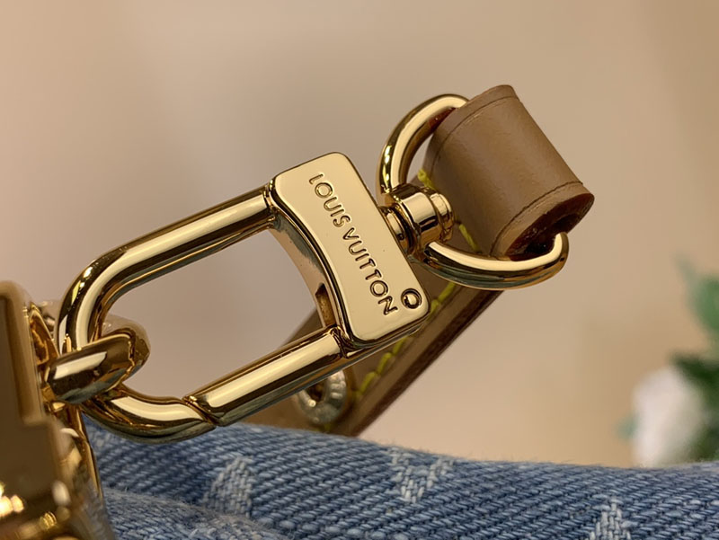 ルイヴィトン アウトレット 店舗 LOUIS VUITTON LVバイザプール クッサンBB ハンドバッグ M11401 ヴィトン デニム バッグ 新作 - 画像 (5)