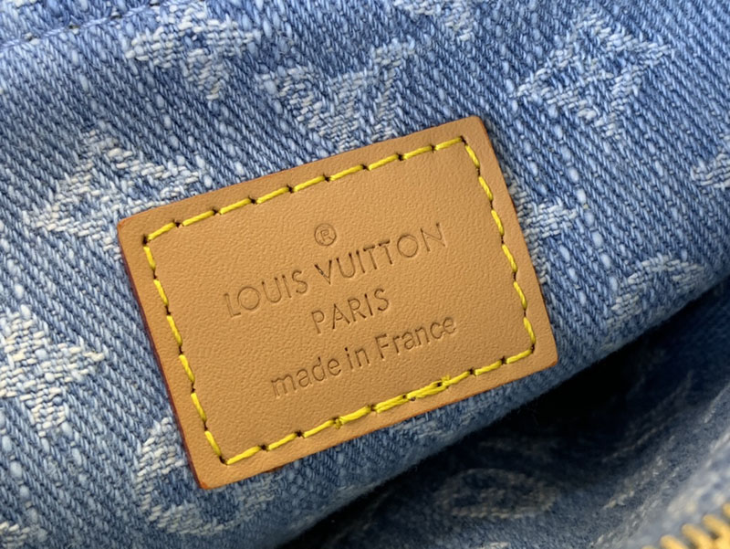 ルイヴィトン アウトレット 店舗 LOUIS VUITTON LVバイザプール クッサンBB ハンドバッグ M11401 ヴィトン デニム バッグ 新作 - 画像 (3)