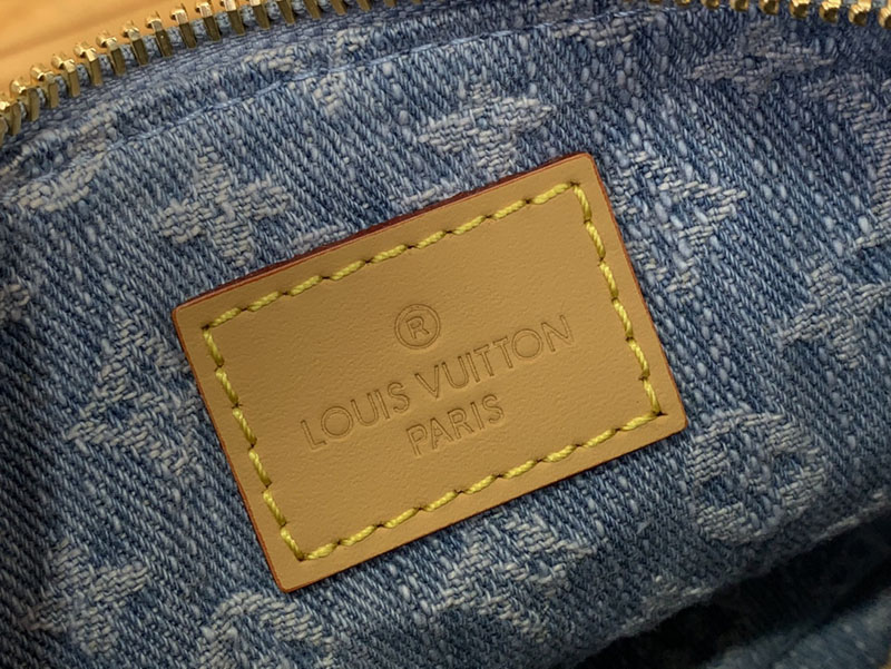 ルイヴィトン アウトレット 店舗 LOUIS VUITTON ナノ・スピーディ モノグラム・デニム スカイブルー M11212 - 画像 (2)