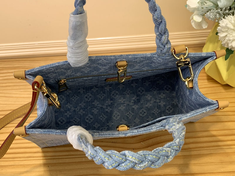ルイヴィトン アウトレット 店舗 LOUIS VUITTON トートバッグ レディース モノグラム デニム M24897 - 画像 (3)