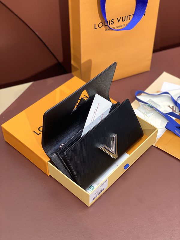 ルイヴィトン アウトレット 店舗 LOUIS VUITTON ポルトフォイユ・ツイスト エピ ノワール M68309 - 画像 (7)