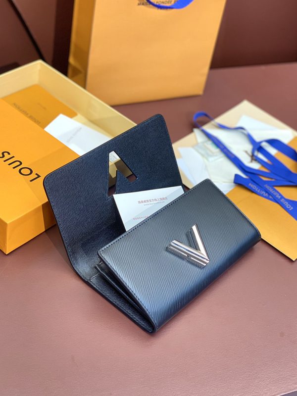 ルイヴィトン アウトレット 店舗 LOUIS VUITTON ポルトフォイユ・ツイスト エピ ノワール M68309 - 画像 (3)
