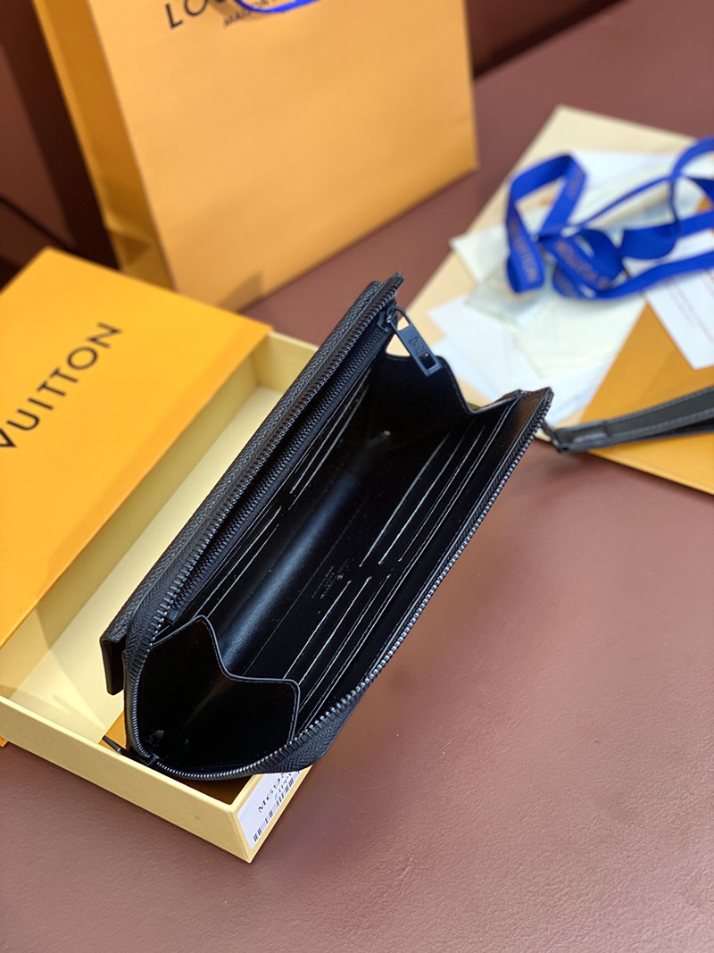 ルイヴィトン アウトレット 店舗 LOUIS VUITTON 長財布 LV アエログラム LV AEROGRAM ジッピー・ウォレット M69831 - 画像 (6)