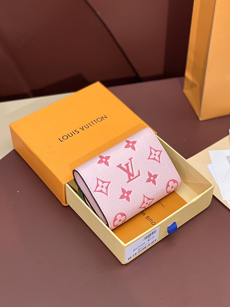 ルイヴィトン アウトレット 店舗 LOUIS VUITTON マヒナ ポルトフォイユイリスXS lv301883 ヴィトン 財布 レディース ピンク - 画像 (9)