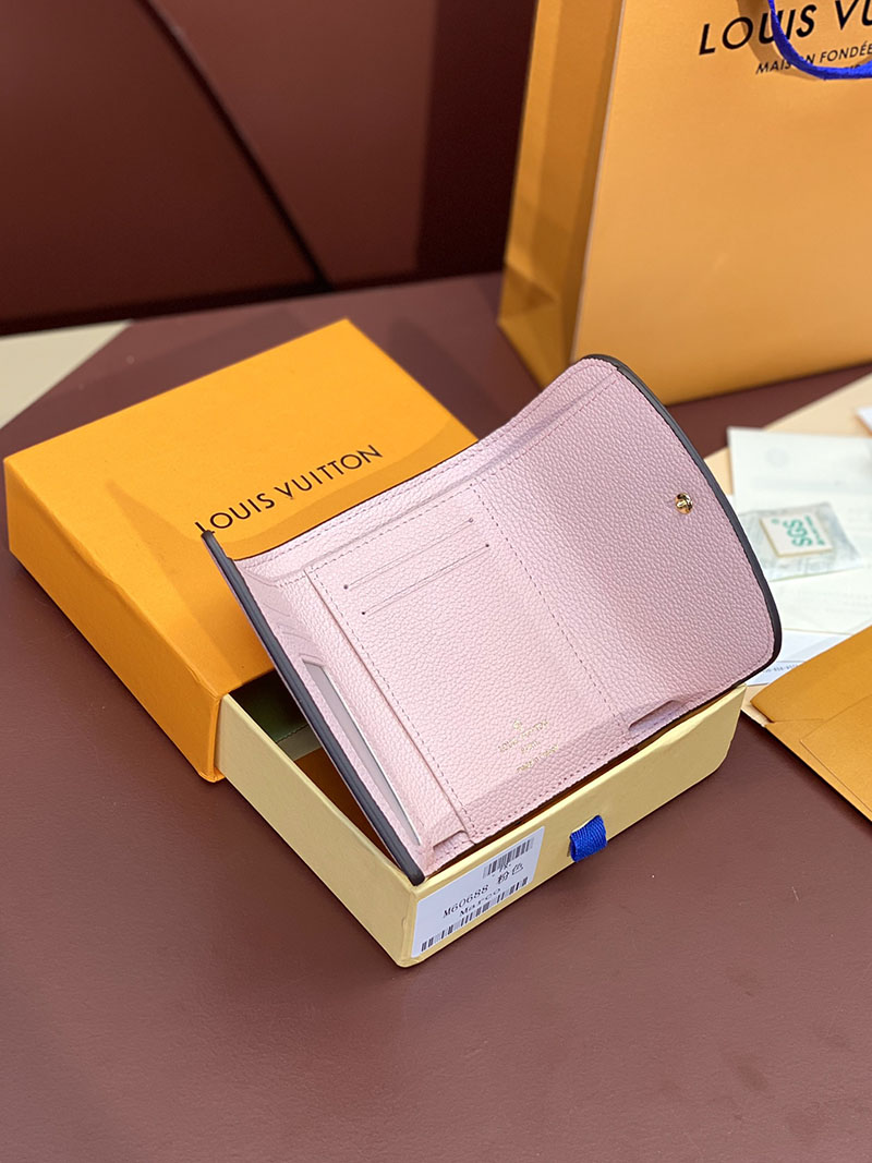 ルイヴィトン アウトレット 店舗 LOUIS VUITTON マヒナ ポルトフォイユイリスXS lv301883 ヴィトン 財布 レディース ピンク - 画像 (7)