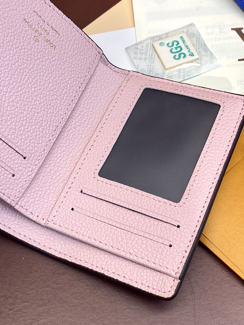 ルイヴィトン アウトレット 店舗 LOUIS VUITTON マヒナ ポルトフォイユイリスXS lv301883 ヴィトン 財布 レディース ピンク - 画像 (5)