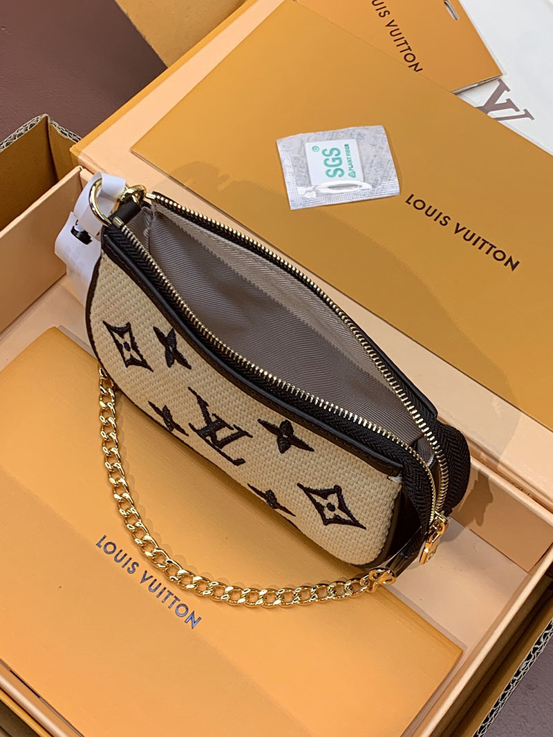 ルイヴィトン アウトレット 店舗 LOUIS VUITTON M82472 LV バイ・ザ・プール ミニポシェット アクセソワール アイボリー - 画像 (8)