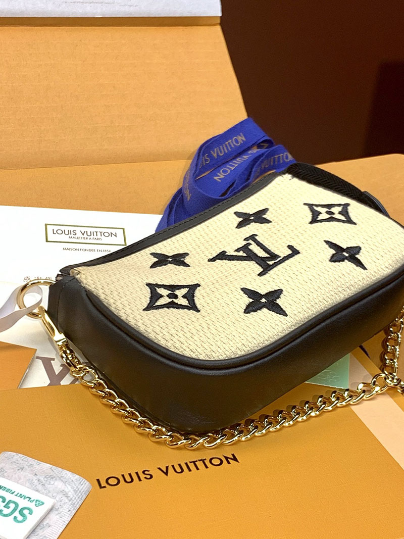 ルイヴィトン アウトレット 店舗 LOUIS VUITTON M82472 LV バイ・ザ・プール ミニポシェット アクセソワール アイボリー - 画像 (6)