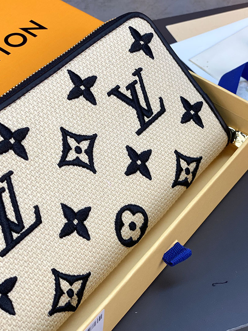 ルイヴィトン アウトレット 店舗 LOUIS VUITTON M82529 ラウンドファスナー コットン ジッピー・ウォレット - 画像 (8)
