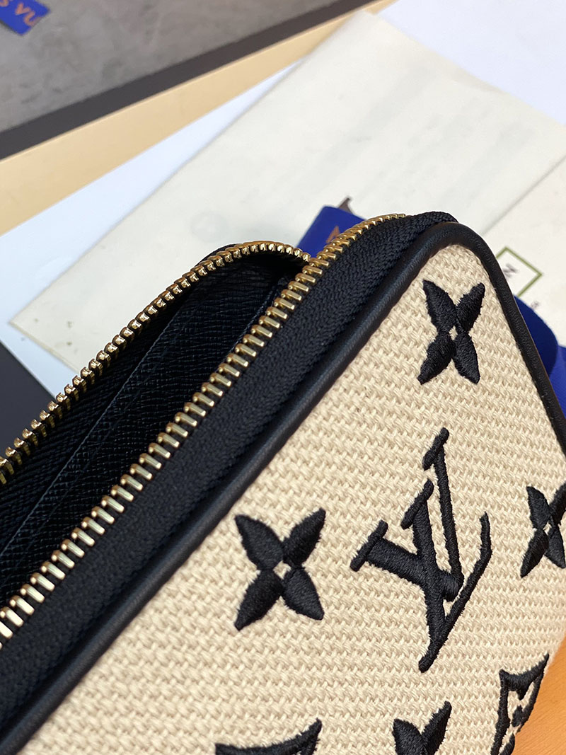 ルイヴィトン アウトレット 店舗 LOUIS VUITTON M82529 ラウンドファスナー コットン ジッピー・ウォレット - 画像 (3)