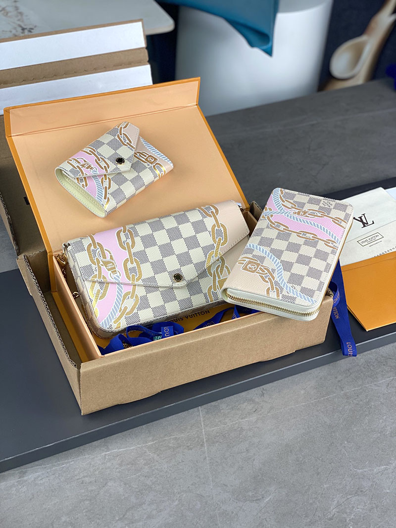 ルイヴィトン アウトレット 店舗 LOUIS VUITTON N40468 3つ折り財布 NAUTICAL ノーティカル ポルトフォイユ・ヴィクトリーヌ - 画像 (2)