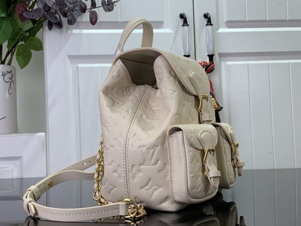 ルイヴィトン アウトレット 店舗 LOUIS VUITTON バックアップ リュック デイパック バックパック M47106 ホワイト 白 - 画像 (9)
