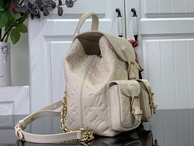 ルイヴィトン アウトレット 店舗 LOUIS VUITTON バックアップ リュック デイパック バックパック M47106 ホワイト 白 - 画像 (9)