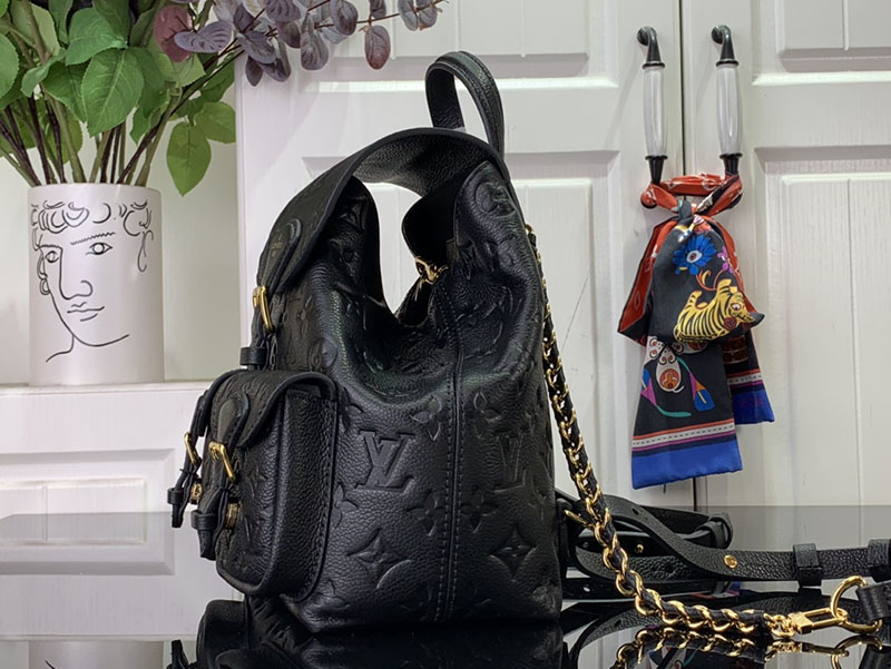 ルイヴィトン アウトレット 店舗 LOUIS VUITTON M47072 バックアップ ノワール ブラック リュックサック バックパック レディース - 画像 (9)