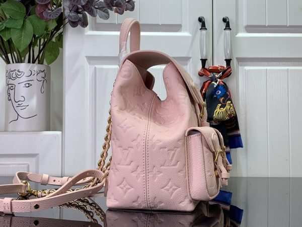 ルイヴィトン アウトレット 店舗 LOUIS VUITTON バックアップ ピンクオパール リュックサック バックパック バッグ レディース M47074 - 画像 (9)