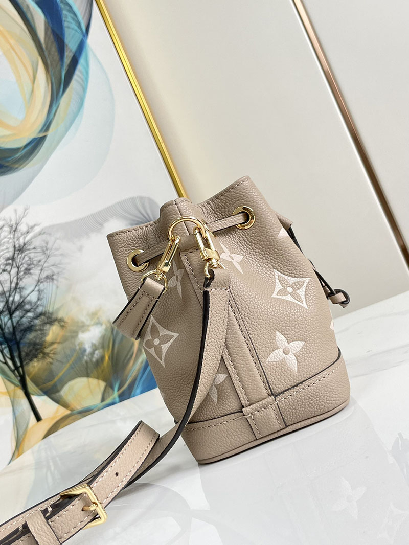 ルイヴィトン アウトレット 店舗 LOUIS VUITTON ナノ・ノエ 2way M46291 トゥルトレールクレーム バイカラーモノグラム・アンプラント - 画像 (6)