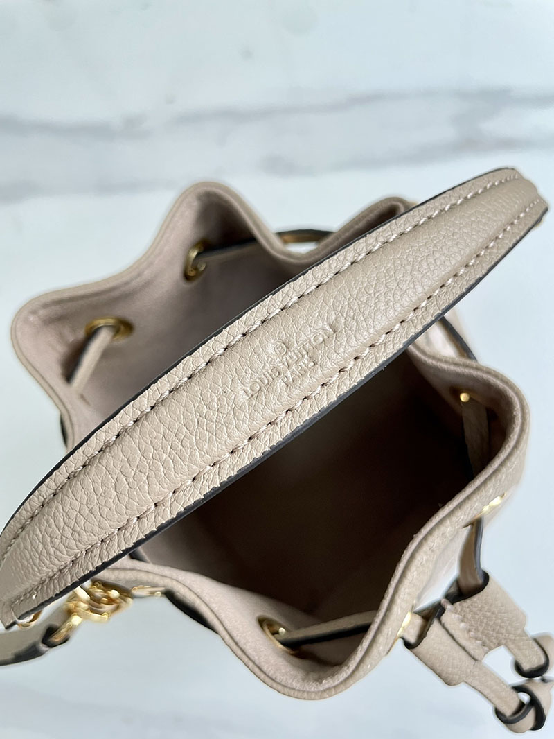 ルイヴィトン アウトレット 店舗 LOUIS VUITTON ナノ・ノエ 2way M46291 トゥルトレールクレーム バイカラーモノグラム・アンプラント - 画像 (4)