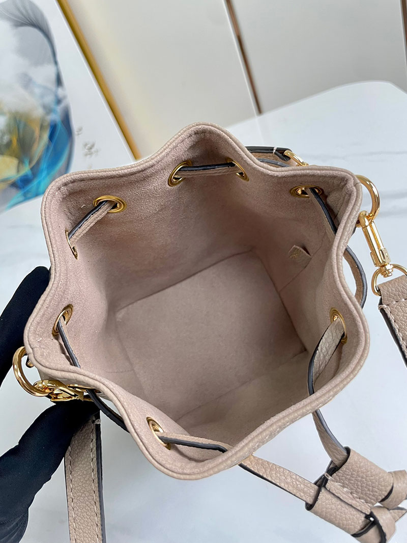 ルイヴィトン アウトレット 店舗 LOUIS VUITTON ナノ・ノエ 2way M46291 トゥルトレールクレーム バイカラーモノグラム・アンプラント - 画像 (3)