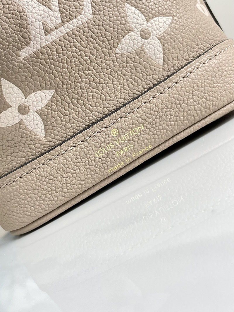 ルイヴィトン アウトレット 店舗 LOUIS VUITTON ナノ・ノエ 2way M46291 トゥルトレールクレーム バイカラーモノグラム・アンプラント - 画像 (2)