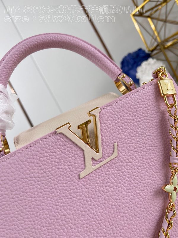 ルイヴィトン アウトレット 店舗 LOUIS VUITTON カプシーヌ MM lv301904 ルイヴィトン カプシーヌ ピンク - 画像 (9)