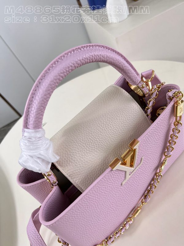 ルイヴィトン アウトレット 店舗 LOUIS VUITTON カプシーヌ MM lv301904 ルイヴィトン カプシーヌ ピンク - 画像 (8)