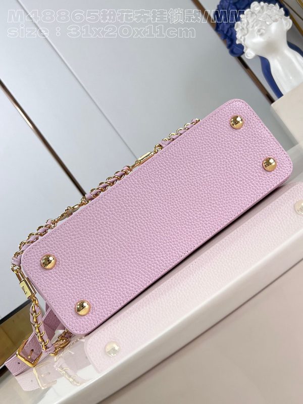 ルイヴィトン アウトレット 店舗 LOUIS VUITTON カプシーヌ MM lv301904 ルイヴィトン カプシーヌ ピンク - 画像 (4)