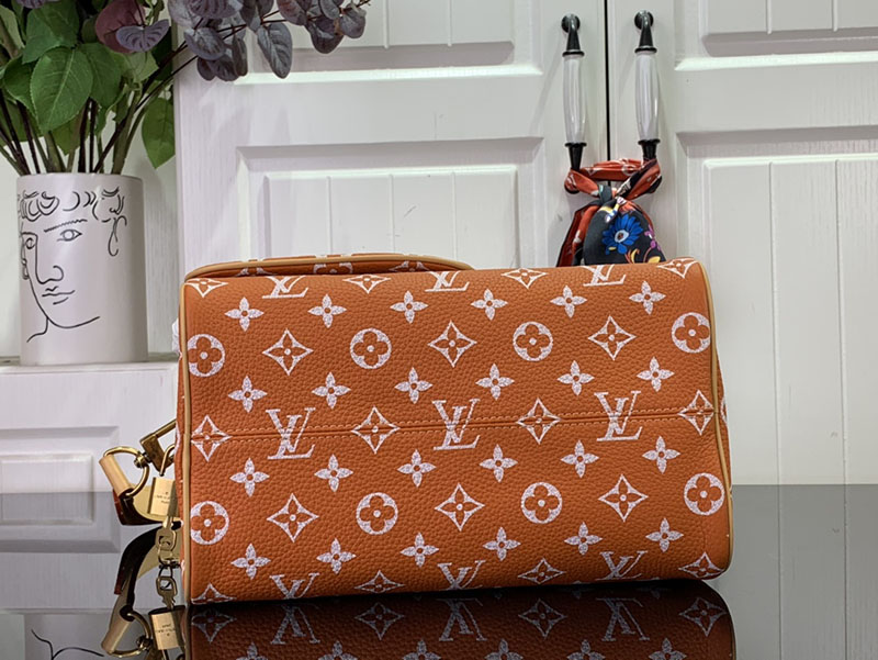 逸品 ルイヴィトン M13912 スピーディ P9 バンドリエール 25 サマーピーチ LOUIS VUITTON ボストンバッグ - 画像 (7)