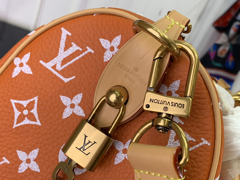 逸品 ルイヴィトン M13912 スピーディ P9 バンドリエール 25 サマーピーチ LOUIS VUITTON ボストンバッグ - 画像 (5)