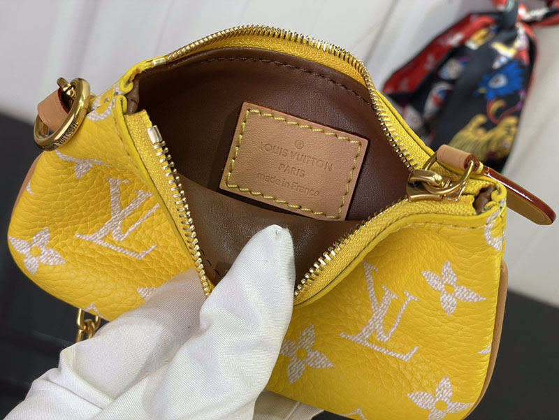 逸品 ルイヴィトン M24426 スピーディ P9 バンドリエール 25 イエロー LOUIS VUITTON ボストンバッグ - 画像 (4)