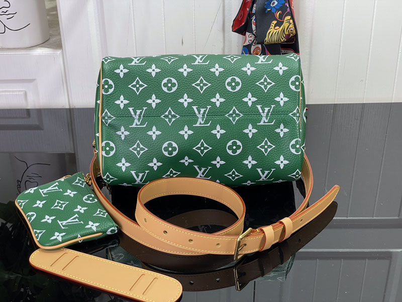 逸品 ルイヴィトン M24423 スピーディ P9 バンドリエール 25 ヴェール LOUIS VUITTON ボストンバッグ - 画像 (7)