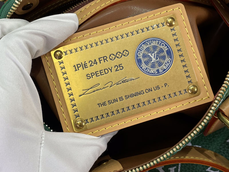 逸品 ルイヴィトン M24423 スピーディ P9 バンドリエール 25 ヴェール LOUIS VUITTON ボストンバッグ - 画像 (3)
