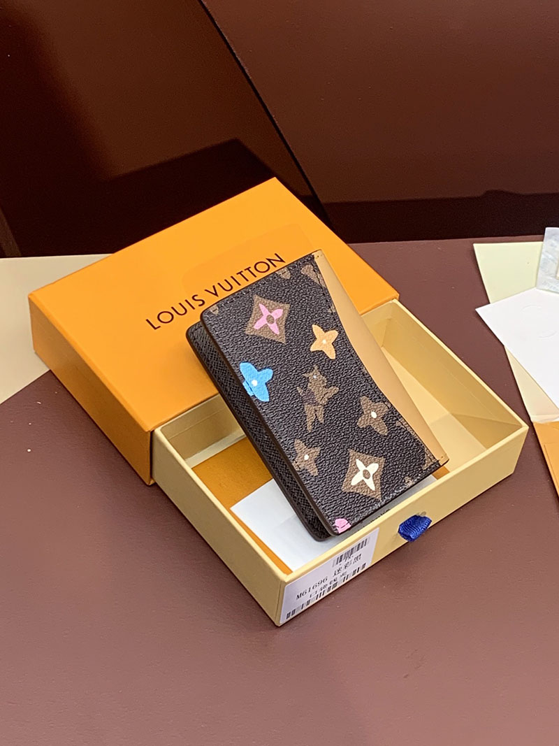 LOUIS VUITTON ルイヴィトン M83337 オーガナイザー・ドゥ ポッシュ チョコレート ルイヴィトン カードケース 財布代わり - 画像 (9)
