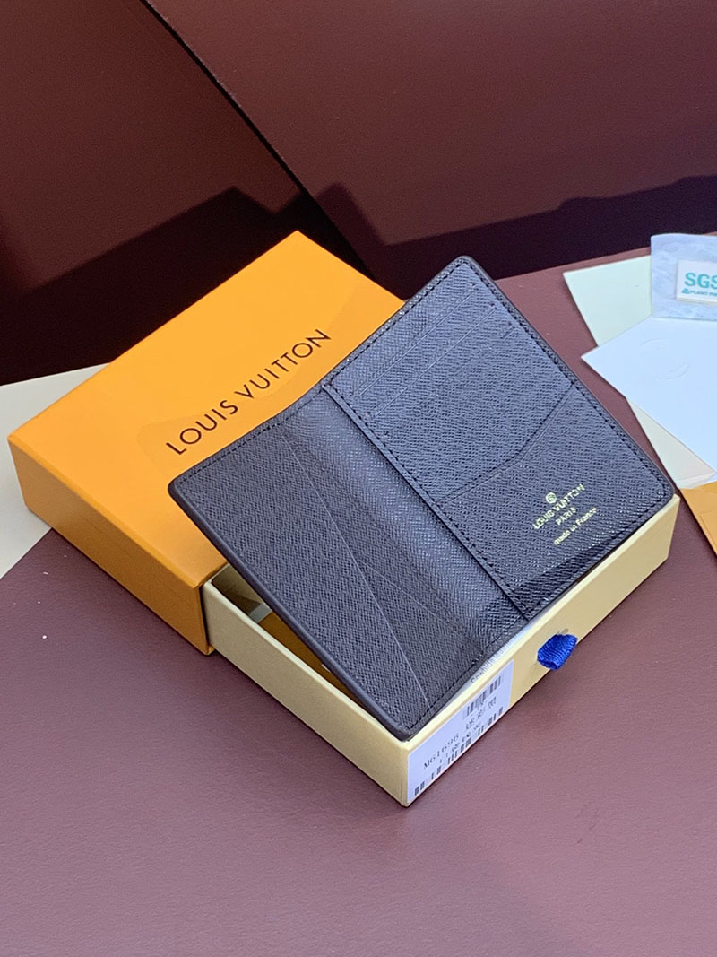 LOUIS VUITTON ルイヴィトン M83337 オーガナイザー・ドゥ ポッシュ チョコレート ルイヴィトン カードケース 財布代わり - 画像 (8)