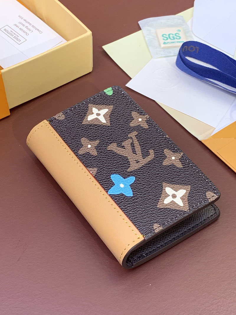 LOUIS VUITTON ルイヴィトン M83337 オーガナイザー・ドゥ ポッシュ チョコレート ルイヴィトン カードケース 財布代わり - 画像 (7)