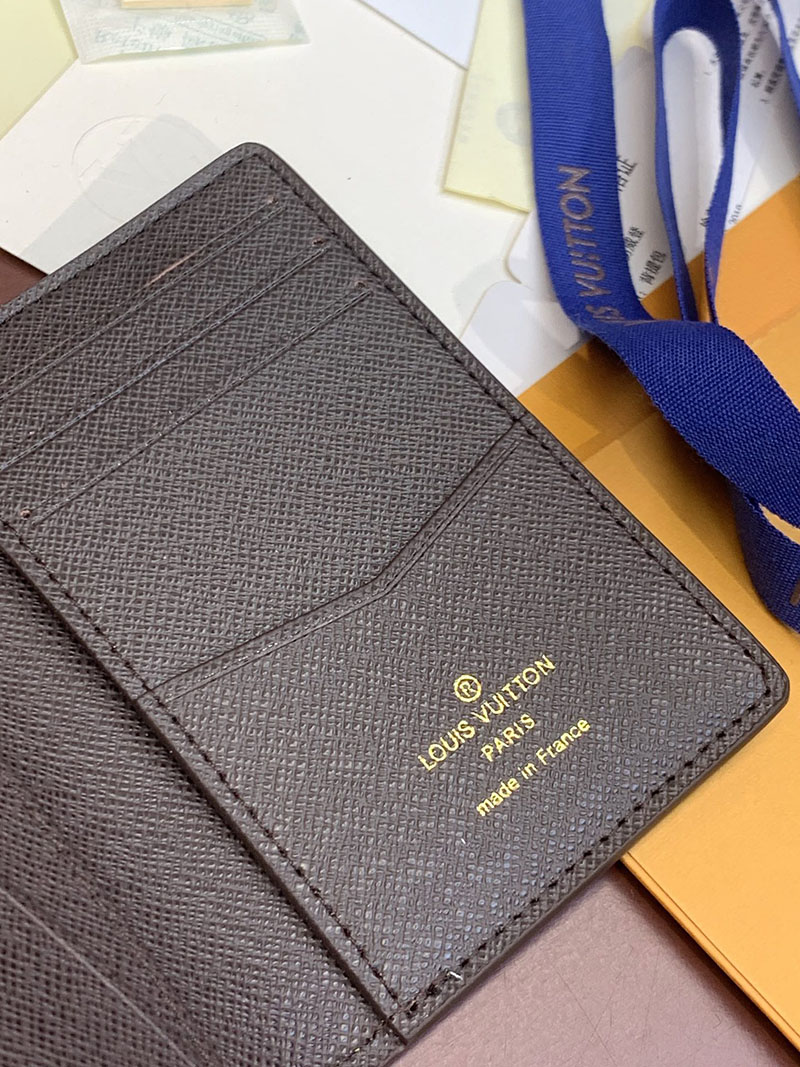 LOUIS VUITTON ルイヴィトン M83337 オーガナイザー・ドゥ ポッシュ チョコレート ルイヴィトン カードケース 財布代わり - 画像 (6)
