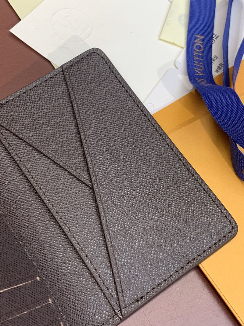 LOUIS VUITTON ルイヴィトン M83337 オーガナイザー・ドゥ ポッシュ チョコレート ルイヴィトン カードケース 財布代わり - 画像 (5)