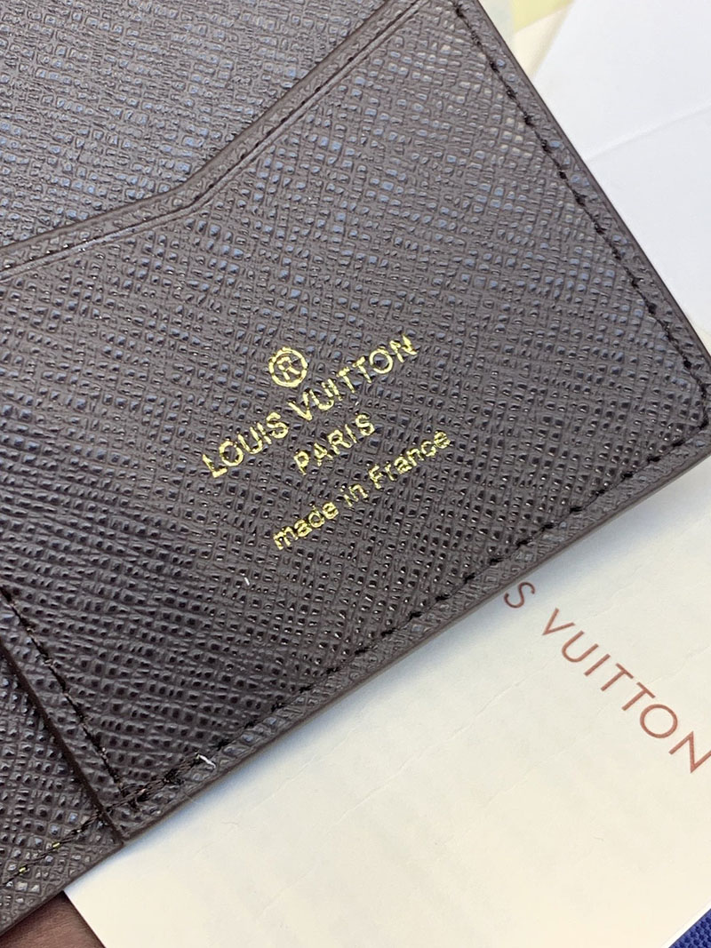 LOUIS VUITTON ルイヴィトン M83337 オーガナイザー・ドゥ ポッシュ チョコレート ルイヴィトン カードケース 財布代わり - 画像 (4)