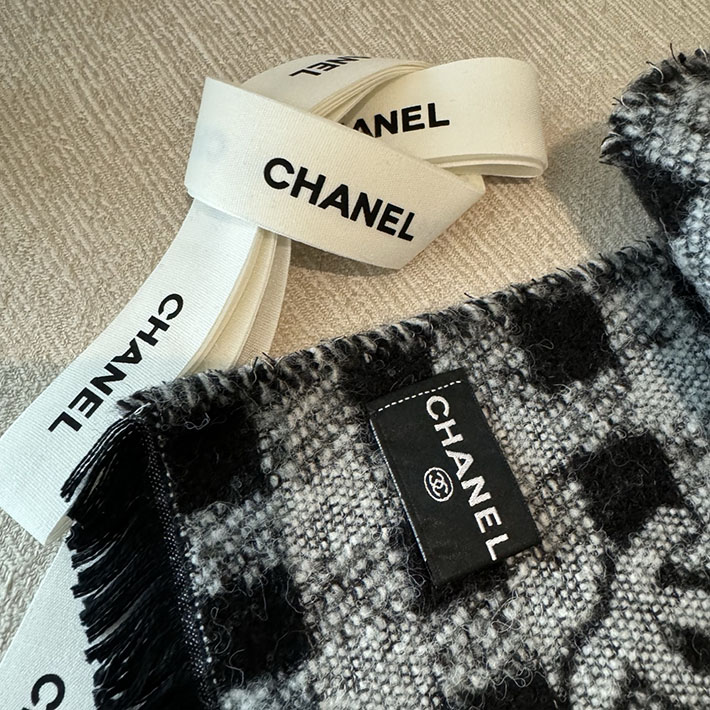 最高級シャネルスーパーコピー CHANEL マフラー レディース チェック 柄 レトロ フリンジ ネックウォーマー ショール cc25103017 CHANEL マフラー 新作 - 画像 (5)