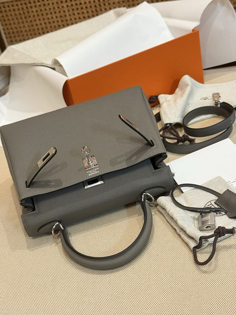 エルメスコピー HERMES ケリー25 内縫い グリメイヤー トゴ シルバー金具 2524018 ケリー25 定価 - 画像 (3)
