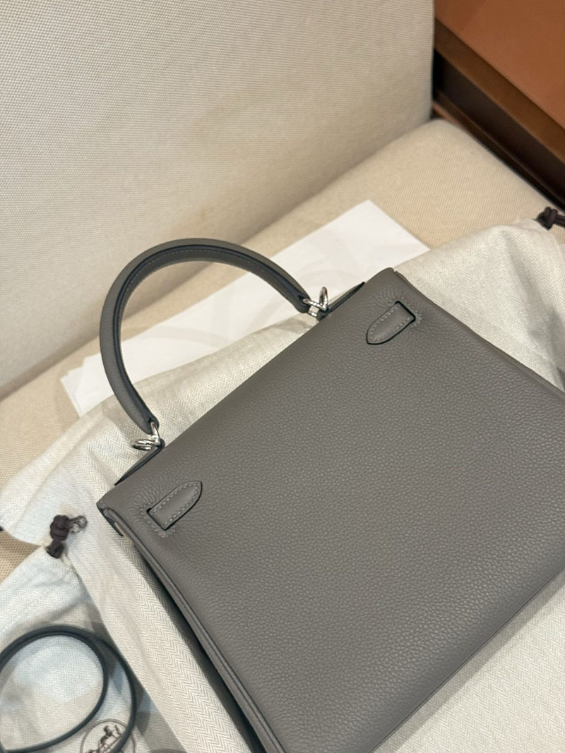 エルメスコピー HERMES ケリー25 内縫い グリメイヤー トゴ シルバー金具 2524018 ケリー25 定価 - 画像 (13)