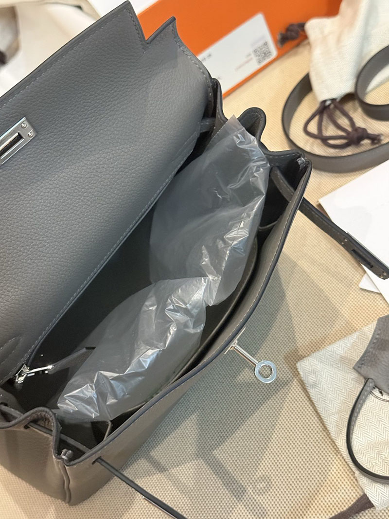エルメスコピー HERMES ケリー25 内縫い グリメイヤー トゴ シルバー金具 2524018 ケリー25 定価 - 画像 (7)