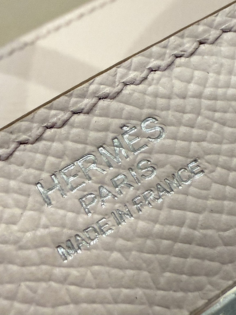 エルメスコピー バーキン25 定価 HERMES バーキン25 セリエ モーヴペール ヴォーエプソン シルバー金具 2524081 - 画像 (3)