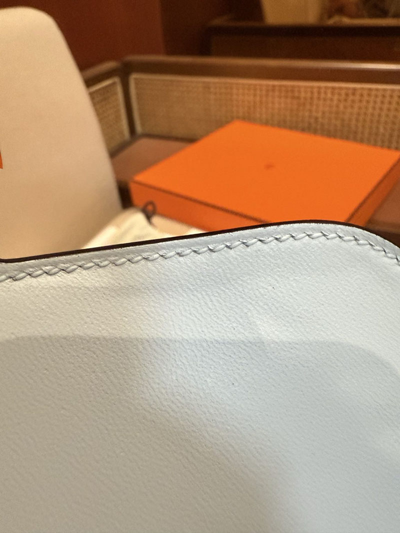 エルメスコピー コンスタンスミニ 定価 HERMES コンスタンス3 ミニ ブルーブリュム ヴォーエプソン シルバー金具 2524089 - 画像 (5)