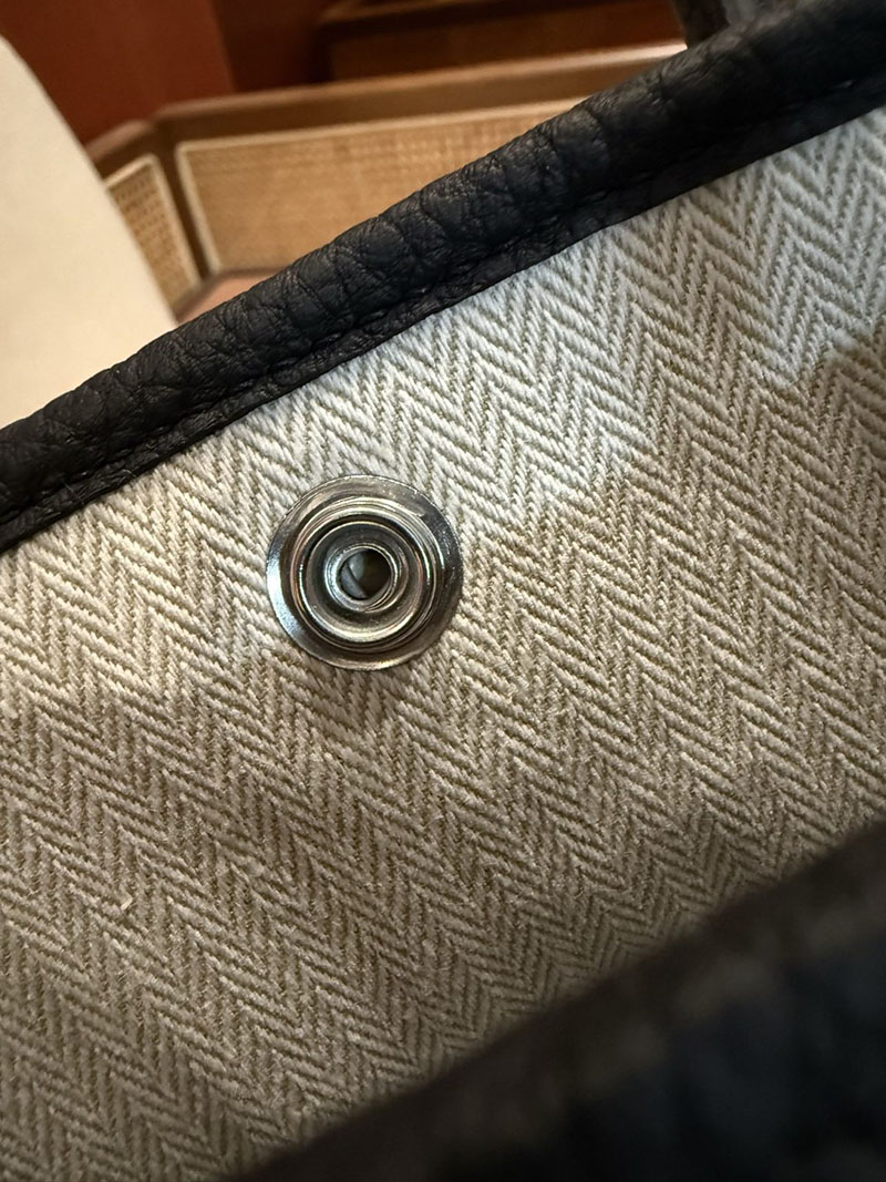 エルメスコピー ガーデンパーティー 定価 HERMES ガーデンパーティ 30 TPM エベンヌ ネゴンダ シルバー金具 2524122 - 画像 (8)