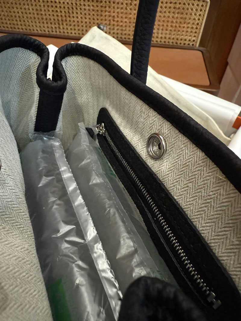 エルメスコピー ガーデンパーティー 定価 HERMES ガーデンパーティ 30 TPM エベンヌ ネゴンダ シルバー金具 2524122 - 画像 (7)