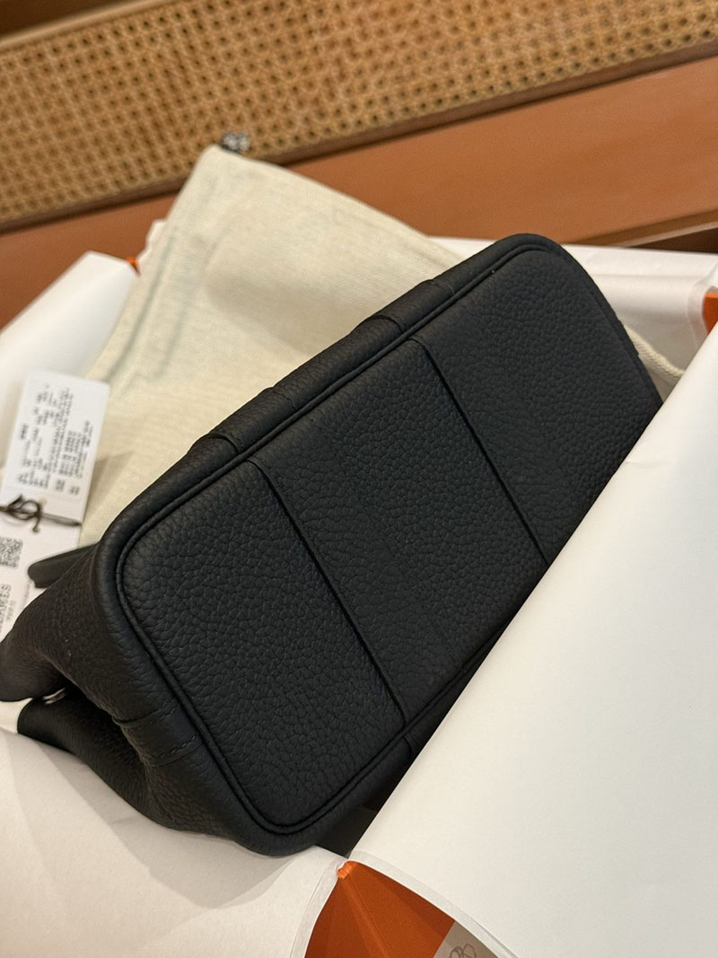 エルメスコピー ガーデンパーティー 定価 HERMES ガーデンパーティ 30 TPM エベンヌ ネゴンダ シルバー金具 2524122 - 画像 (6)