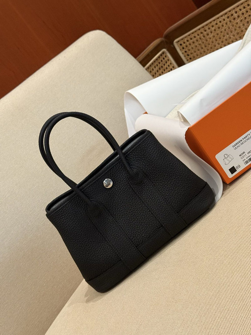エルメスコピー ガーデンパーティー 定価 HERMES ガーデンパーティ 30 TPM エベンヌ ネゴンダ シルバー金具 2524122 - 画像 (5)
